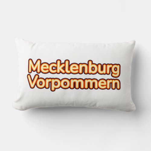 Mecklenburg Vorpommern Deutschland Germany Lumbar Pillow