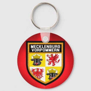 Mecklenburg-Vorpommern Flag Keychain