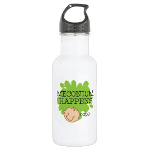 Meconium Happens Water Bottle