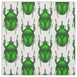 Mecynorhina torquata bug cartoon illustration  fabric