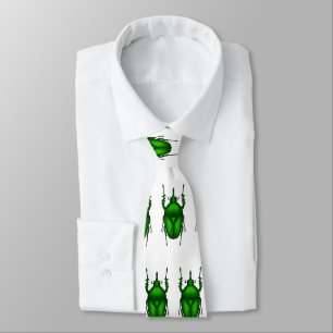 Mecynorhina torquata bug cartoon illustration neck tie