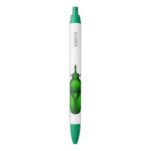Mecynorhina torquata bug cartoon illustration pen