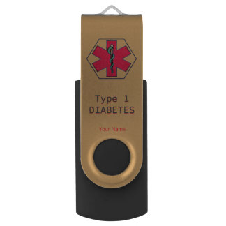 Med Alert II Swivel USB 2.0 Flash Drive