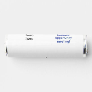 Med. Bl. & White Bus. Opp. Mtg. Logo Breath Savers® Mints