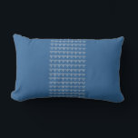 med BLUE & SILVER GREY, MENORAH & STARS pillow<br><div class="desc">blue and grey  MENORAH pillow STAR OF DAVID TRIM by designer Sandy Closs ~ SandyCloss~</div>