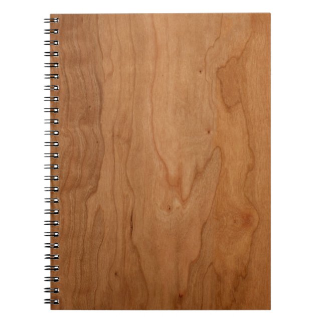 Med-Lt Wood Grain Notebook (Front)