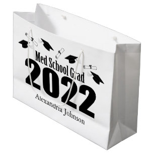 Med School Grad 2022 Graduation Gift Bag (Black)