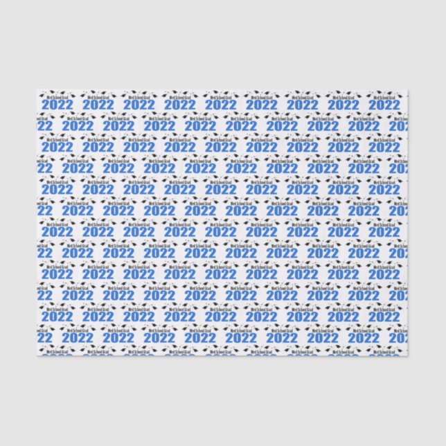 Med School Grad 2022 Graduation Tissue (Blue) Paper (Front)
