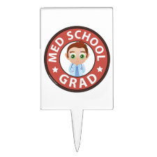 Med School Graduation Cake Topper