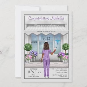 Med School Grad Nurse Grad Female Invitation