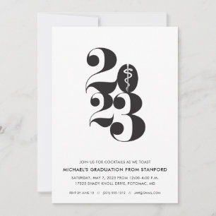 Med School Graduation Invitation Class of 2024