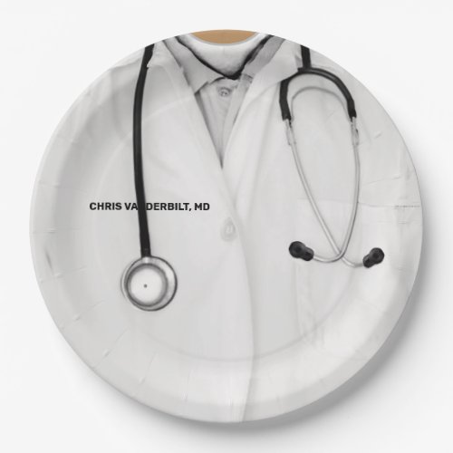 Med School Graduation Party Paper Plate