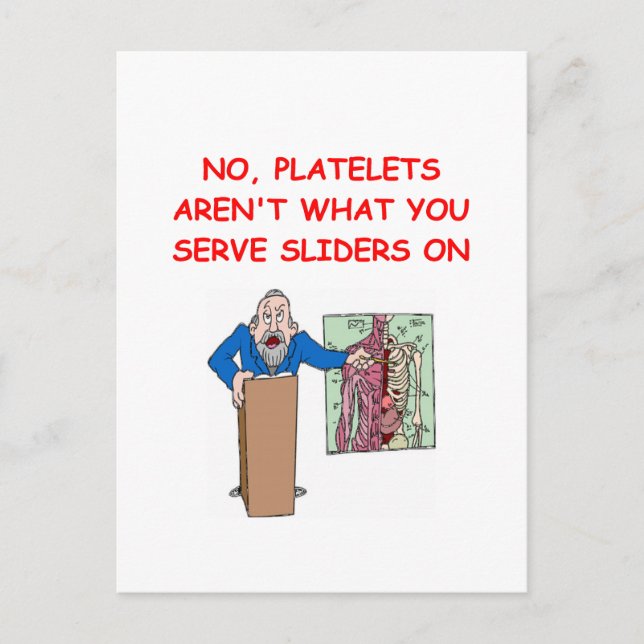 med school joke postcard (Front)