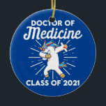 Med School Skills US Medical Doctor MD Degree Ceramic Ornament<br><div class="desc">Med School Skills US Medical Doctor MD Degree Graduation Gift. Perfect gift for your dad,  mom,  papa,  men,  women,  friend and family members on Thanksgiving Day,  Christmas Day,  Mothers Day,  Fathers Day,  4th of July,  1776 Independent day,  Veterans Day,  Halloween Day,  Patrick's Day</div>