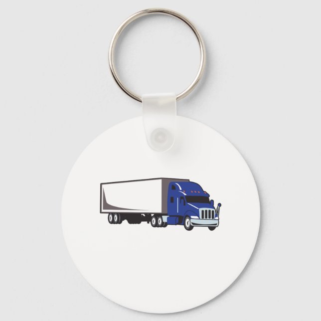 MED SEMI TRUCK KEYCHAIN (Front)