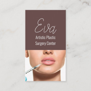 Med Spa Plastic Surgeon Business Card