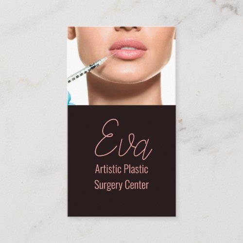 Med Spa  Plastic Surgeon Business Card