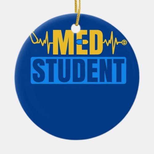 Med Student Future Doctor Physician Medical Ceramic Ornament