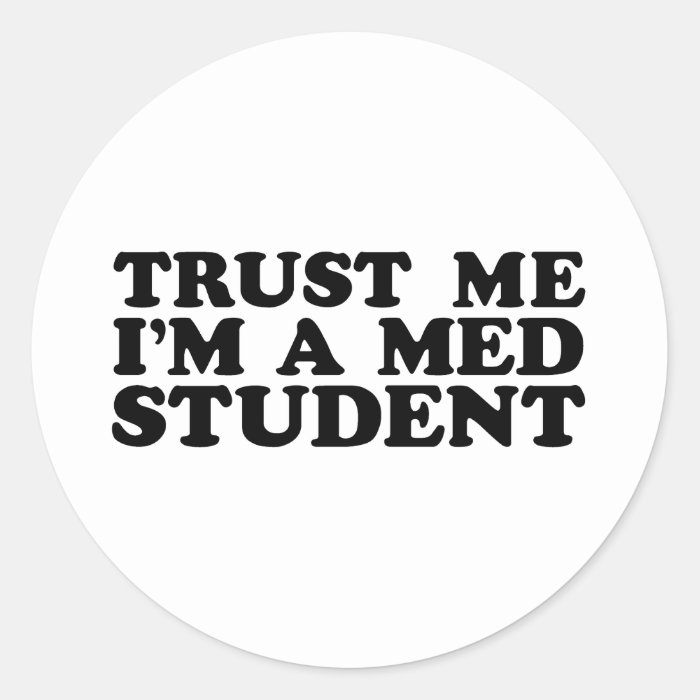 Med Student Sticker