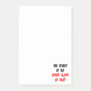 Med Student Zombie Joke Post-it Notes