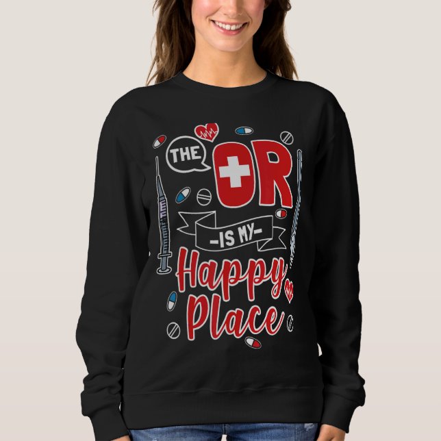 Med Surg Nurse Doctor Sweatshirt (Front)