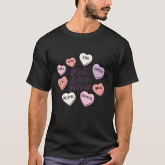 Med Surg Nurse Groovy Medical Surgical Nursing Val T-Shirt