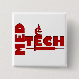MED TECH MICROSCOPE SYRINGE (MEDICAL TECHNOLOGIST) BUTTON