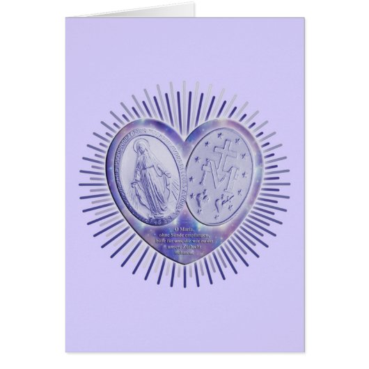 Medaille (médaille miraculeuse) / marvelous medal cards (Front)