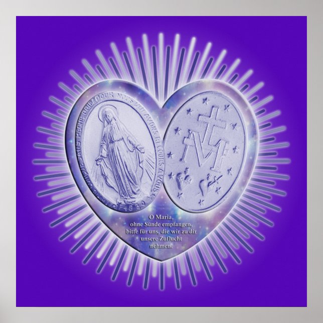 Medaille (médaille miraculeuse) / marvelous medal poster (Front)