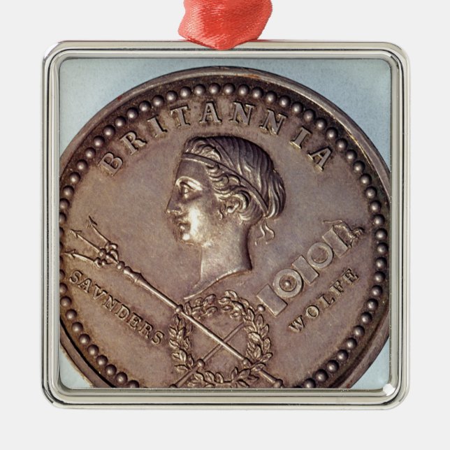 Medal commemorating the British capture of Metal Ornament (Front)