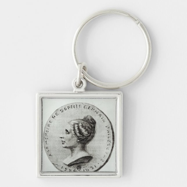 Medal depicting Sophie Germain Keychain (Front)