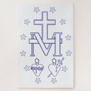 Medal of Our Lady of Graces Jigsaw Puzzle