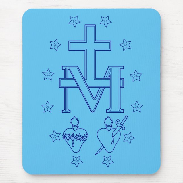 Medal of Our Lady of Graces Mouse Pad (Front)