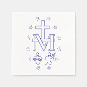 Medal of Our Lady of Graces Napkins