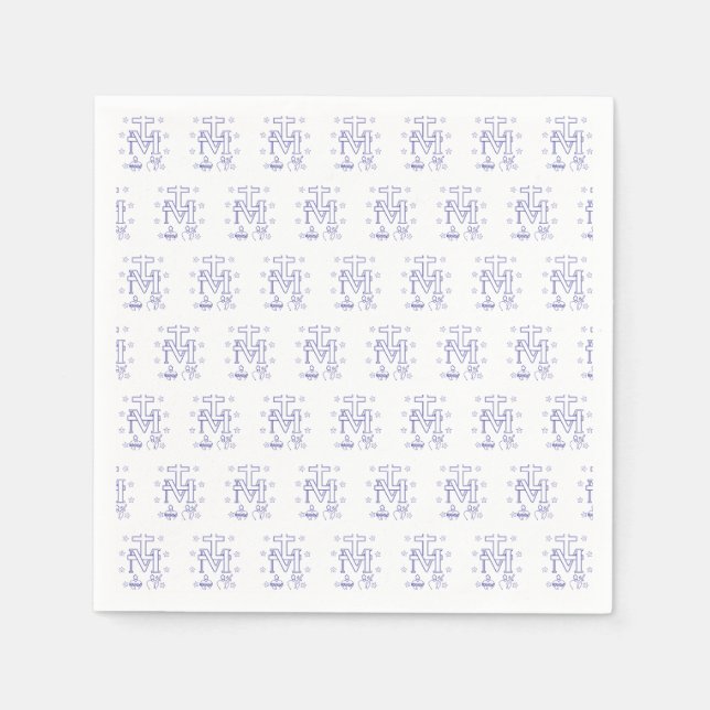 Medal of Our Lady of Graces Napkins (Front)