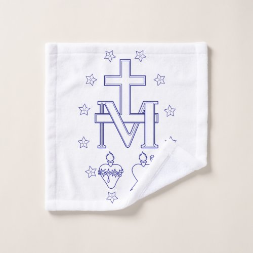Medal of Our Lady of Graces Wash Cloth