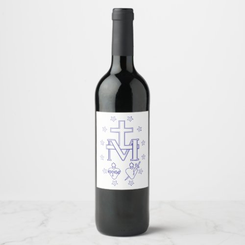 Medal of Our Lady of Graces Wine Label