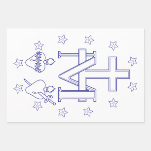 Medal of Our Lady of Graces Wrapping Paper Sheets