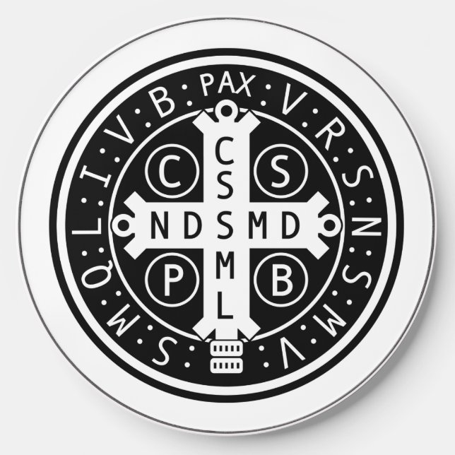 Medal of St. Benedict Wireless Charger (Front)