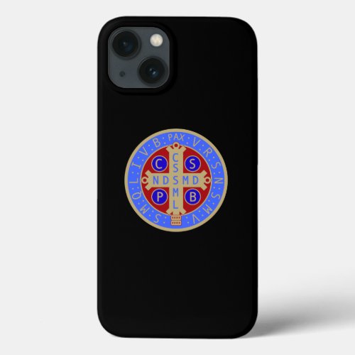 Medal or Cross of St Benedict  iPhone 13 Case