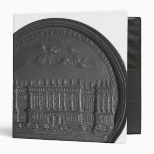 Medal with Bernini's design for the Louvre 3 Ring Binder