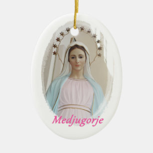 Medalla cerámica Medjugorje Ceramic Ornament