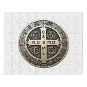 medalla de San Benito Jigsaw Puzzle