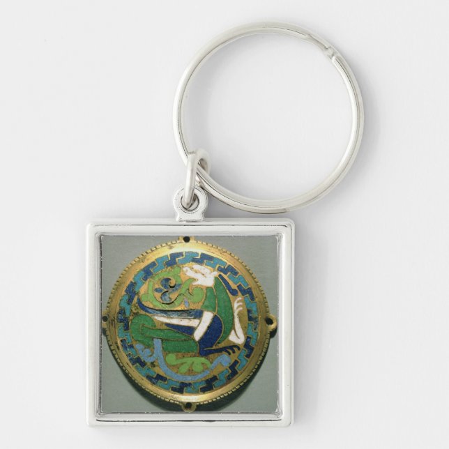 Medallion depicting a dragon, French, from Conques Keychain (Front)