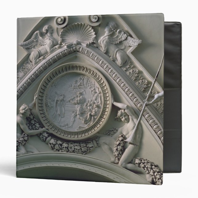 Medallion depicting Emperor Constantine 3 Ring Binder (Front/Inside)