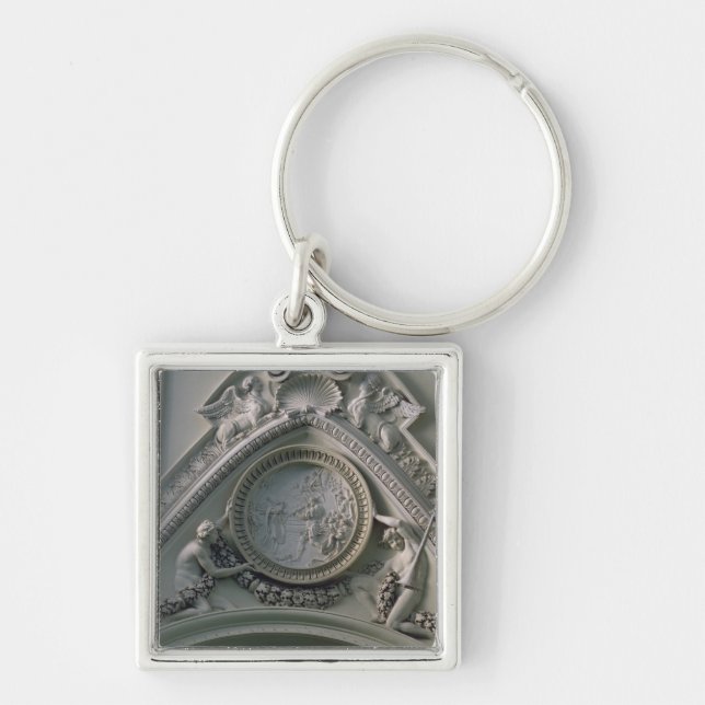Medallion depicting Emperor Constantine Keychain (Front)