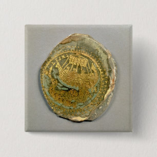 Medallion depicting Jonah and the whale, Roman, 4t Pinback Button