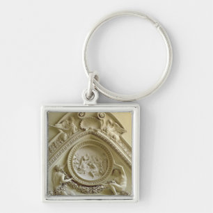 Medallion depicting the Baptism of Constantine Keychain