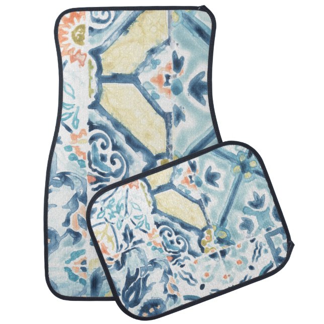 Medallion Medley Collection Car Floor Mat (Set)