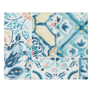 Medallion Medley Collection Faux Canvas Print